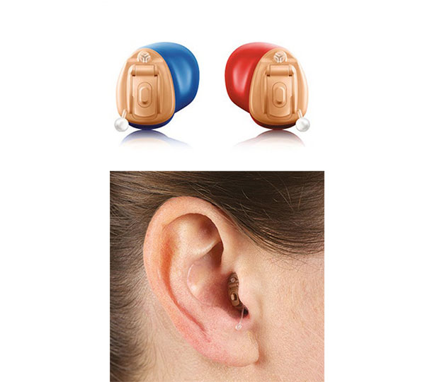 Completely-in-canal (CIC) hearing aids – discreet, nearly invisible devices fitted deep in the ear canal